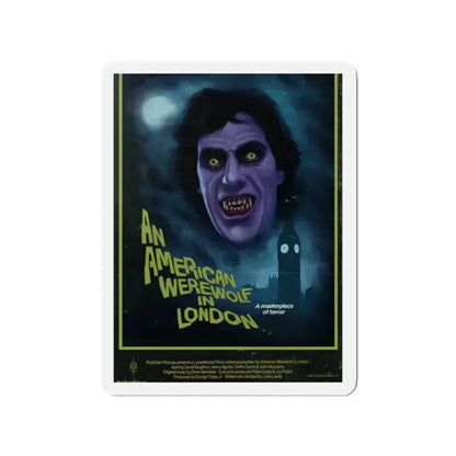 AN AMERICAN WEREWOLF IN LONDON (DEVILISH) 1981 Movie Poster - Refrigerator Magnet 2 Inch - The Sticker Space