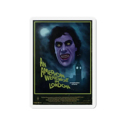 AN AMERICAN WEREWOLF IN LONDON (DEVILISH) 1981 Movie Poster - Refrigerator Magnet 3 Inch - The Sticker Space