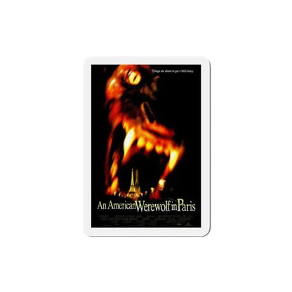 An American Werewolf In Paris 1997 Movie Poster Refrigerator Magnet 3 Inch - The Sticker Space