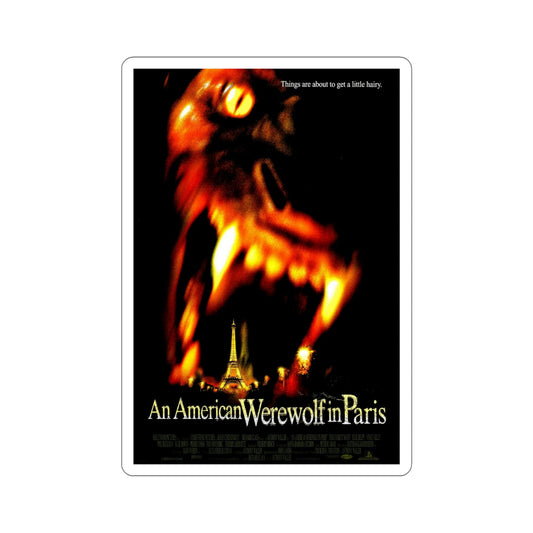 An American Werewolf In Paris 1997 Movie Poster STICKER Vinyl Die-Cut Decal-6 Inch-The Sticker Space