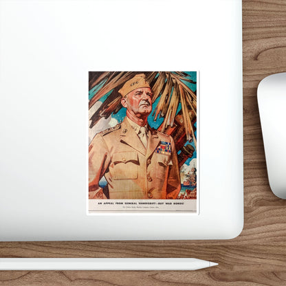 An Appeal from General Vandegrift, 1944 (Magazine Illustration) STICKER Vinyl Die-Cut Decal-The Sticker Space