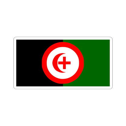 An Arab From Haifa proposed Palestine flag alt 10 (Palestine) STICKER Vinyl Kiss-Cut Decal 6 Inch White - The Sticker Space