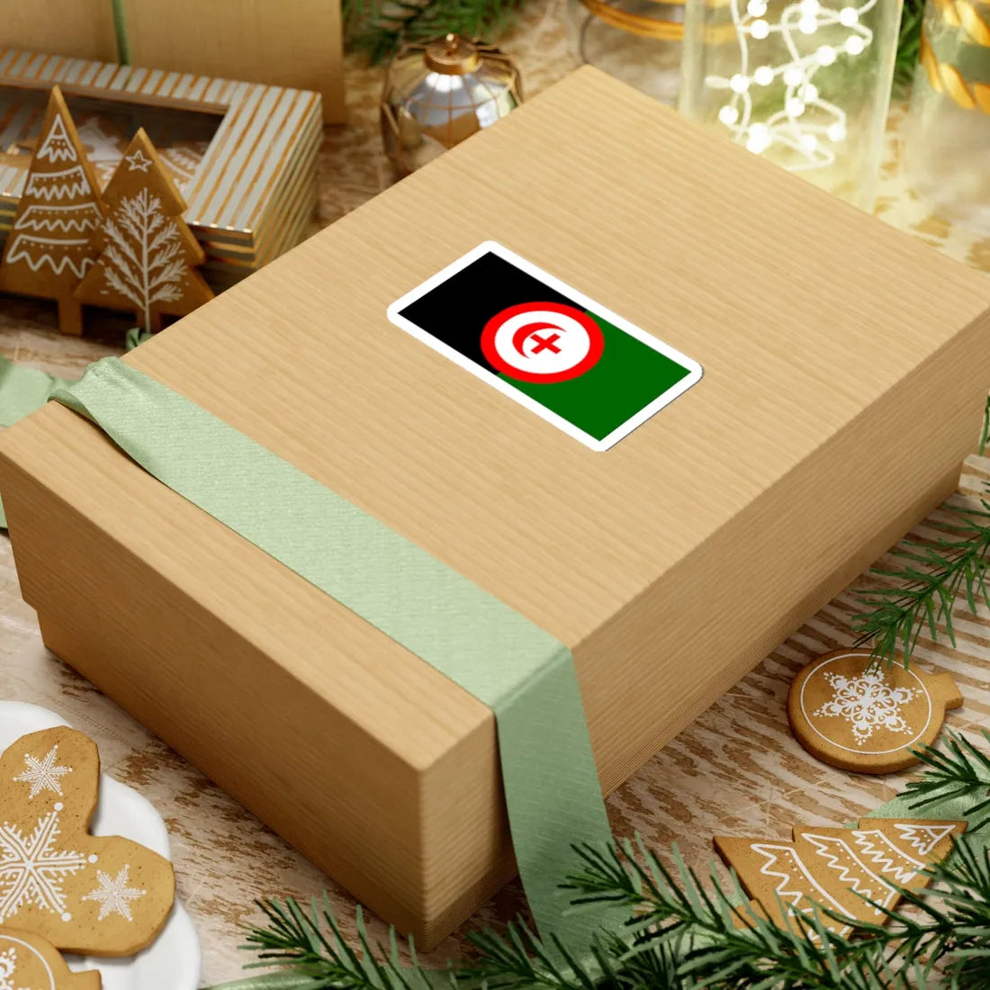 An Arab From Haifa proposed Palestine flag alt 10 (Palestine) STICKER Vinyl Kiss-Cut Decal - The Sticker Space