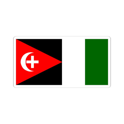 An Arab From Haifa proposed Palestine flag alt 2 (Palestine) STICKER Vinyl Kiss-Cut Decal 4 Inch White - The Sticker Space