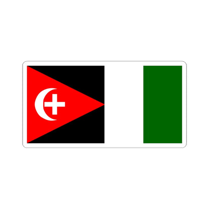 An Arab From Haifa proposed Palestine flag alt 2 (Palestine) STICKER Vinyl Kiss-Cut Decal 6 Inch White - The Sticker Space