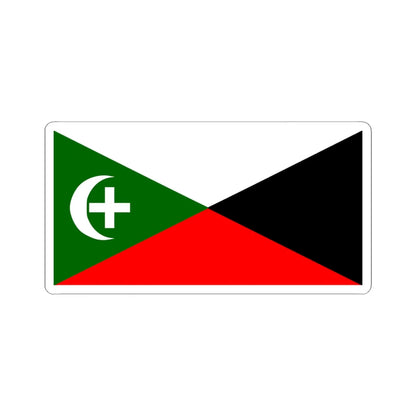 An Arab From Haifa proposed Palestine flag alt 5 (Palestine) STICKER Vinyl Kiss-Cut Decal 6 Inch White - The Sticker Space