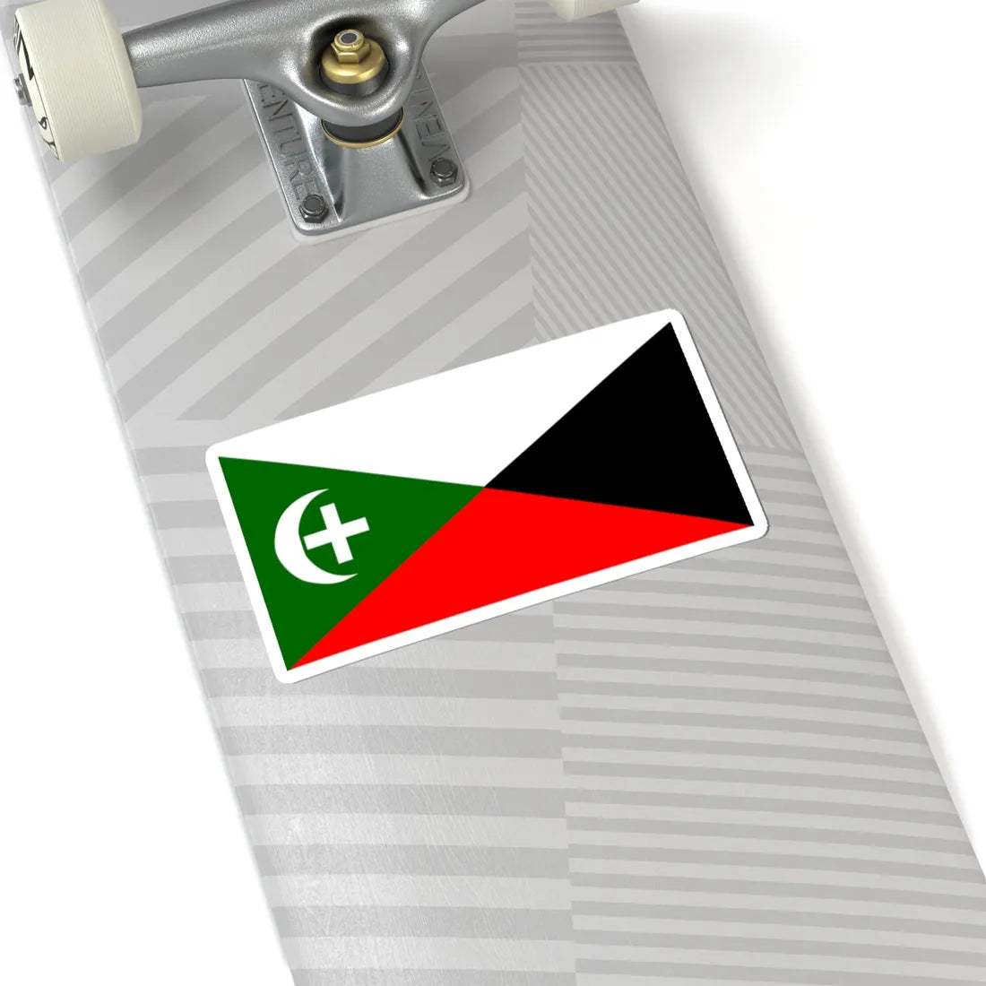 An Arab From Haifa proposed Palestine flag alt 5 (Palestine) STICKER Vinyl Kiss-Cut Decal - The Sticker Space