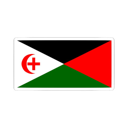An Arab From Haifa proposed Palestine flag alt 6 (Palestine) STICKER Vinyl Kiss-Cut Decal 6 Inch White - The Sticker Space