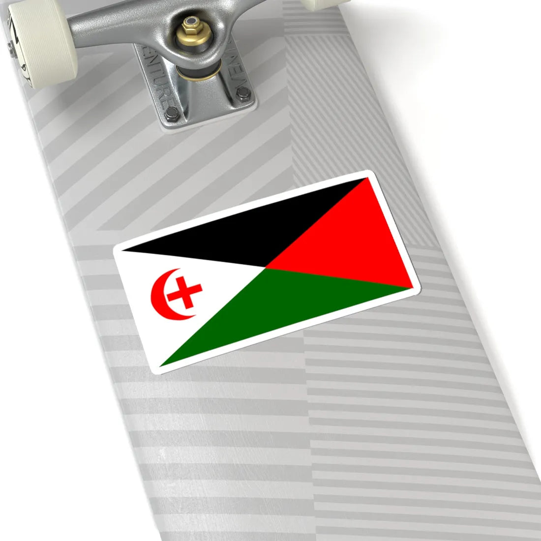 An Arab From Haifa proposed Palestine flag alt 6 (Palestine) STICKER Vinyl Kiss-Cut Decal - The Sticker Space