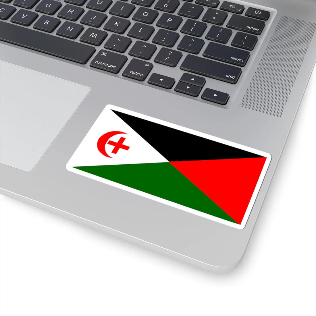An Arab From Haifa proposed Palestine flag alt 6 (Palestine) STICKER Vinyl Kiss-Cut Decal - The Sticker Space