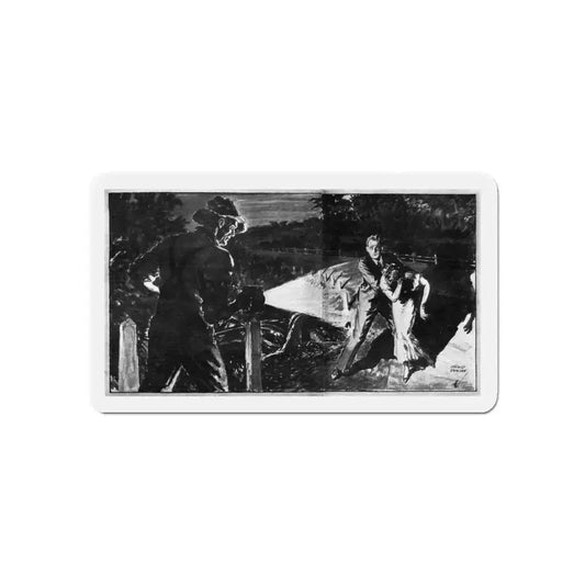 An Awfully Good Guy, Liberty magazine, February 16, 1935 (Magazine Illustration) Refrigerator Magnet 6 Inch - The Sticker Space