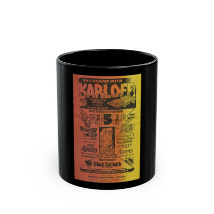 AN EVENING WITH KARLOFF Movie Poster - Black Coffee Mug