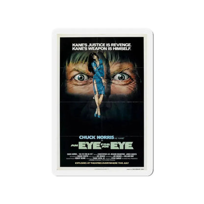 AN EYE FOR AN EYE 1981 Movie Poster - Refrigerator Magnet 4 Inch - The Sticker Space