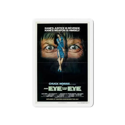 AN EYE FOR AN EYE 1981 Movie Poster - Refrigerator Magnet - The Sticker Space