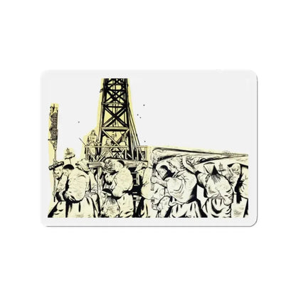 An Ikon For Irena, MacLean's magazine, Aug 1952 (Magazine Illustration) Refrigerator Magnet 2 Inch - The Sticker Space