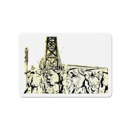 An Ikon For Irena, MacLean's magazine, Aug 1952 (Magazine Illustration) Refrigerator Magnet 4 Inch - The Sticker Space