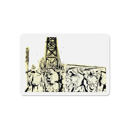 An Ikon For Irena, MacLean's magazine, Aug 1952 (Magazine Illustration) Refrigerator Magnet 6 Inch - The Sticker Space