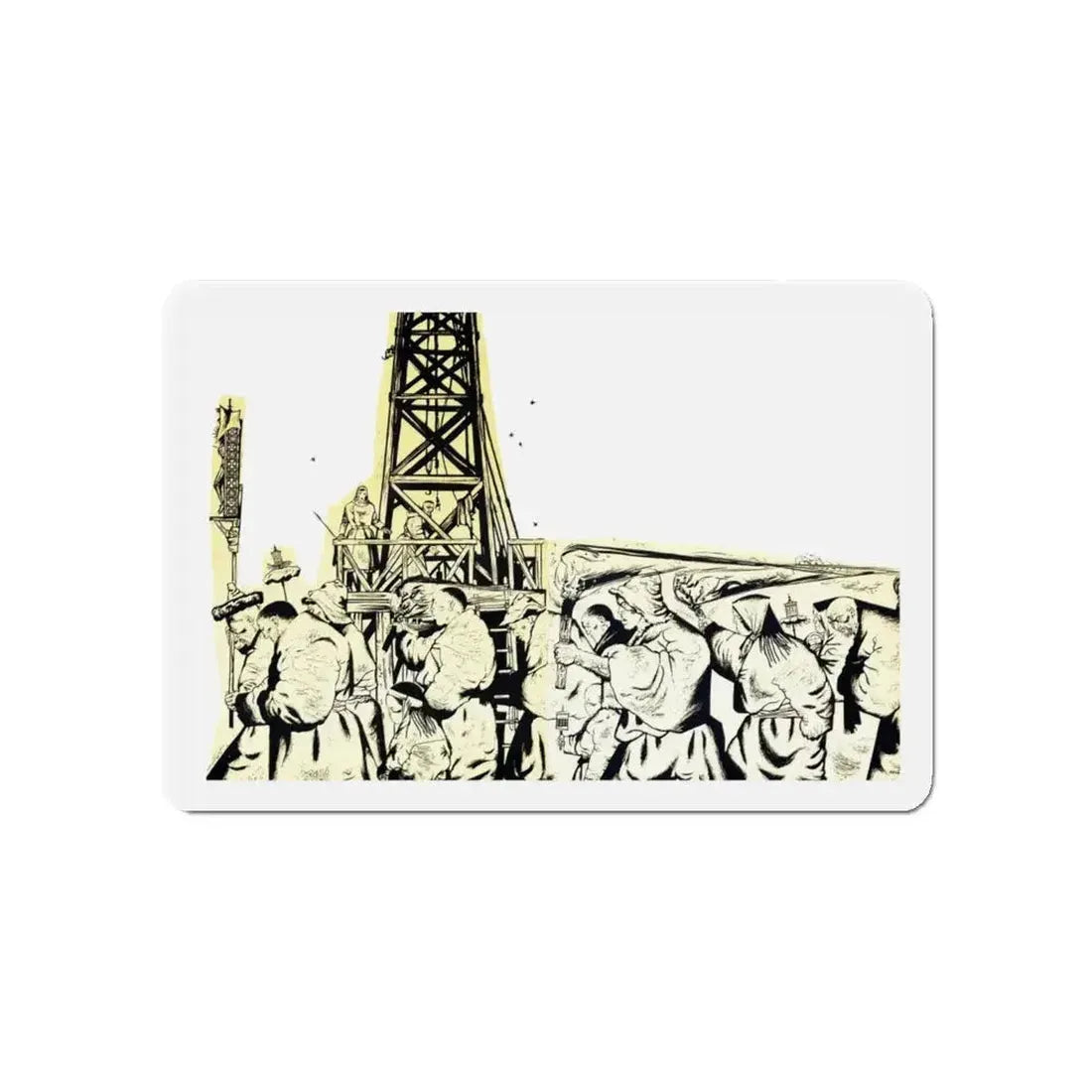 An Ikon For Irena, MacLean's magazine, Aug 1952 (Magazine Illustration) Refrigerator Magnet - The Sticker Space