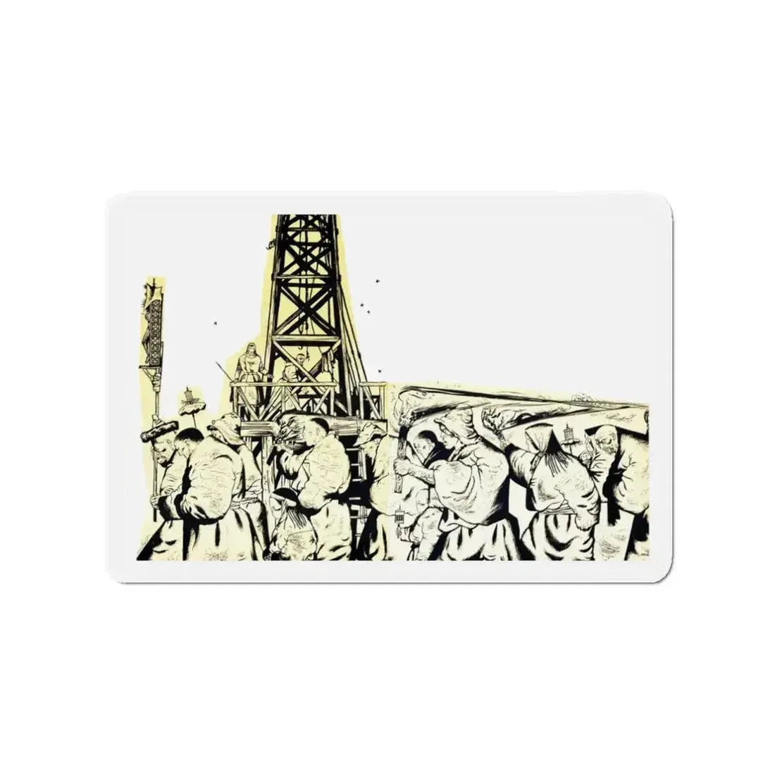 An Ikon For Irena, MacLean's magazine, Aug 1952 (Magazine Illustration) Refrigerator Magnet - The Sticker Space