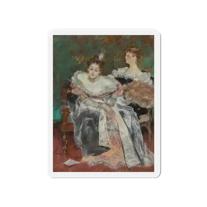 An Indiscretion (Magazine Illustration) Refrigerator Magnet 4 Inch - The Sticker Space