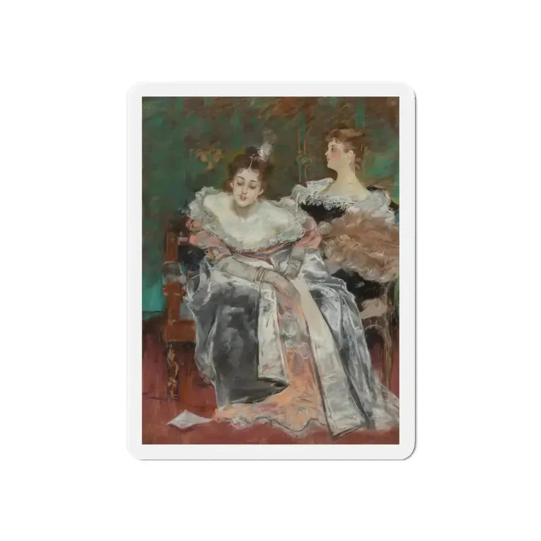 An Indiscretion (Magazine Illustration) Refrigerator Magnet 6 Inch - The Sticker Space