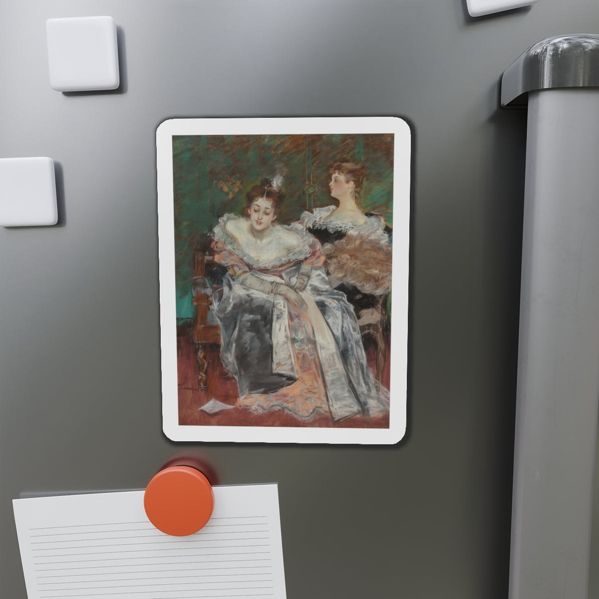 An Indiscretion (Magazine Illustration) Refrigerator Magnet-The Sticker Space