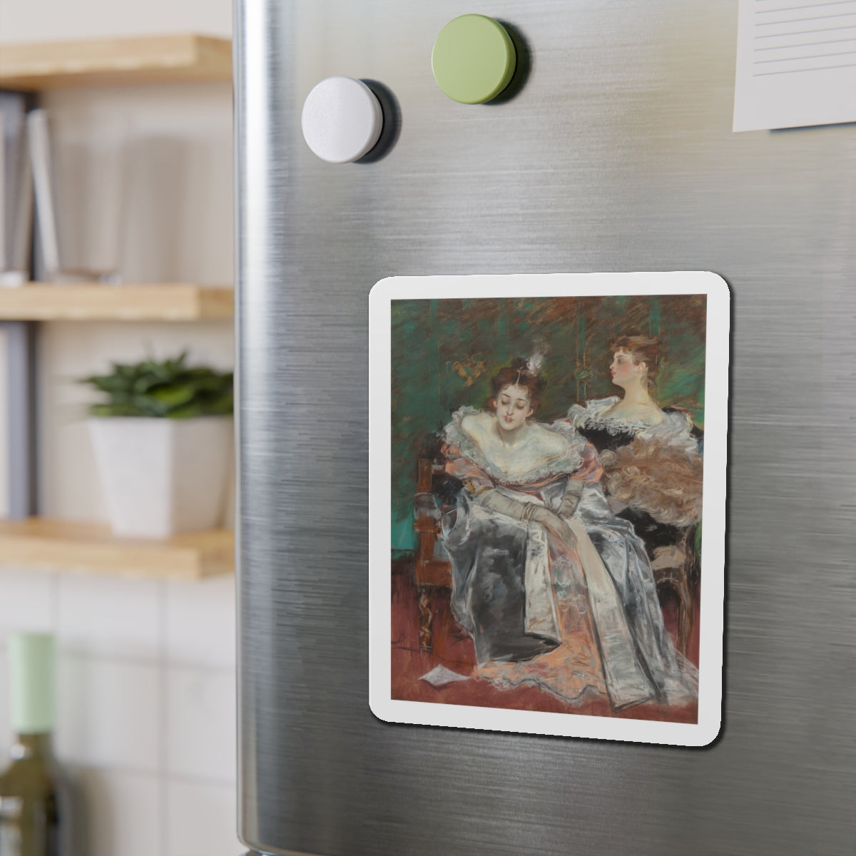 An Indiscretion (Magazine Illustration) Refrigerator Magnet-The Sticker Space