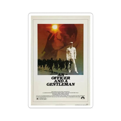 An Officer and a Gentleman 1982 Movie Poster STICKER Vinyl Die-Cut Decal - The Sticker Space