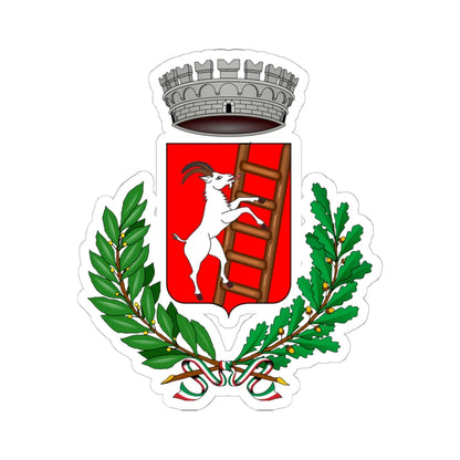 Anacapri-Stemma (Italy) (Coat of Arms) STICKER Vinyl Kiss-Cut Decal 6 Inch White - The Sticker Space