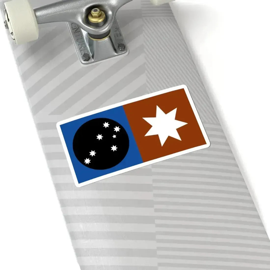 Anangu Traditional Owners Flag (Australia) STICKER Vinyl Kiss-Cut Decal - The Sticker Space