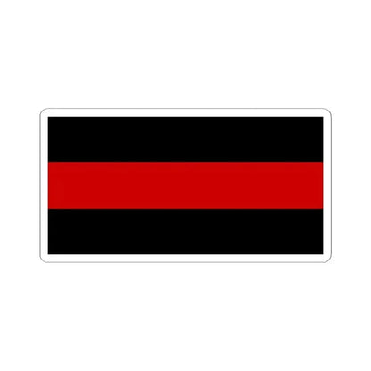 Anarchist Flag of Belarus (Belarus) STICKER Vinyl Kiss-Cut Decal 4 Inch White - The Sticker Space