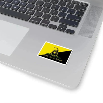 Anarcho-Gadsden flag (United States) STICKER Vinyl Kiss-Cut Decal - The Sticker Space