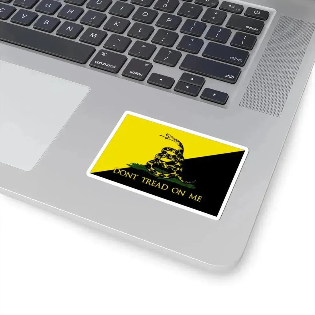 Anarcho-Gadsden flag (United States) STICKER Vinyl Kiss-Cut Decal - The Sticker Space