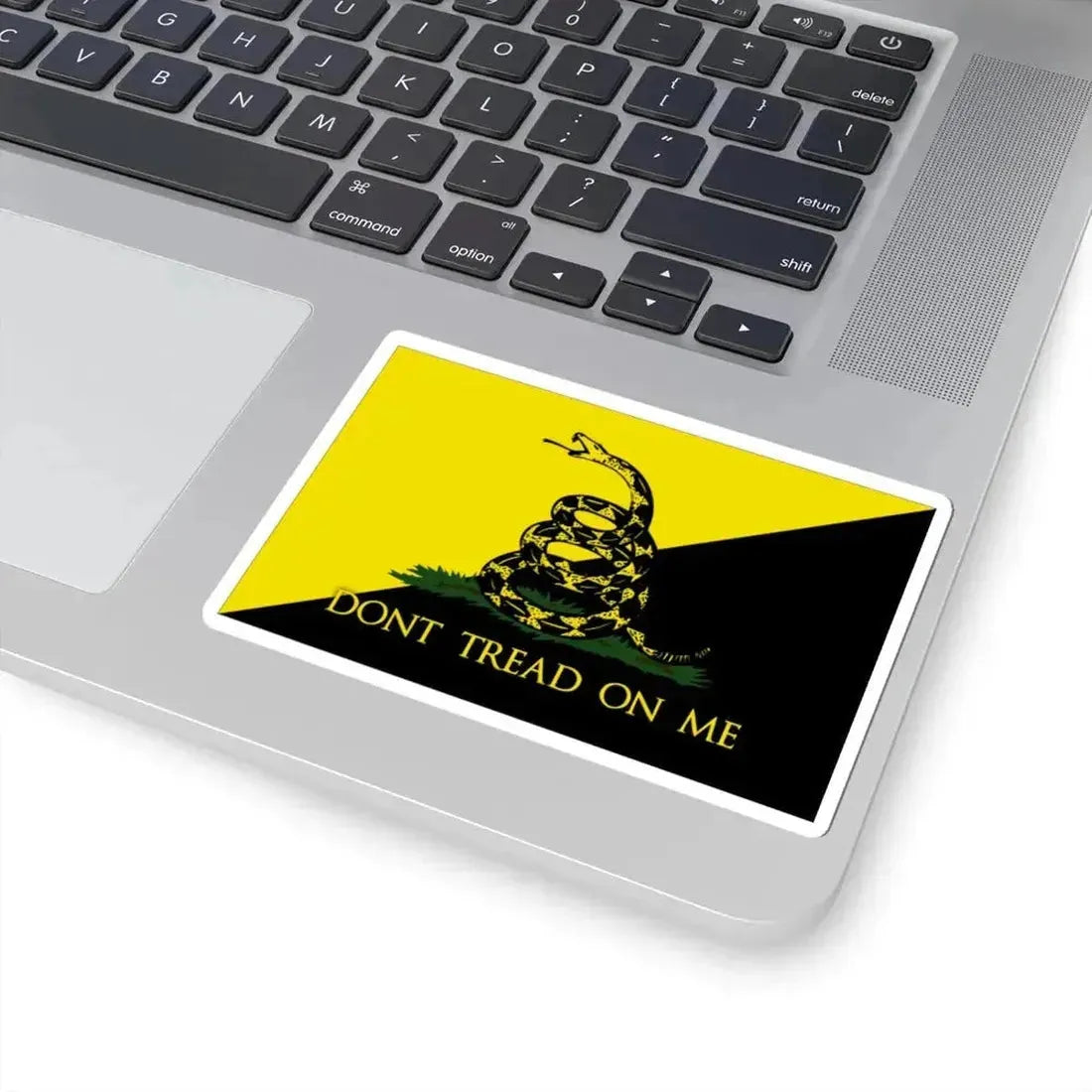 Anarcho-Gadsden flag (United States) STICKER Vinyl Kiss-Cut Decal - The Sticker Space