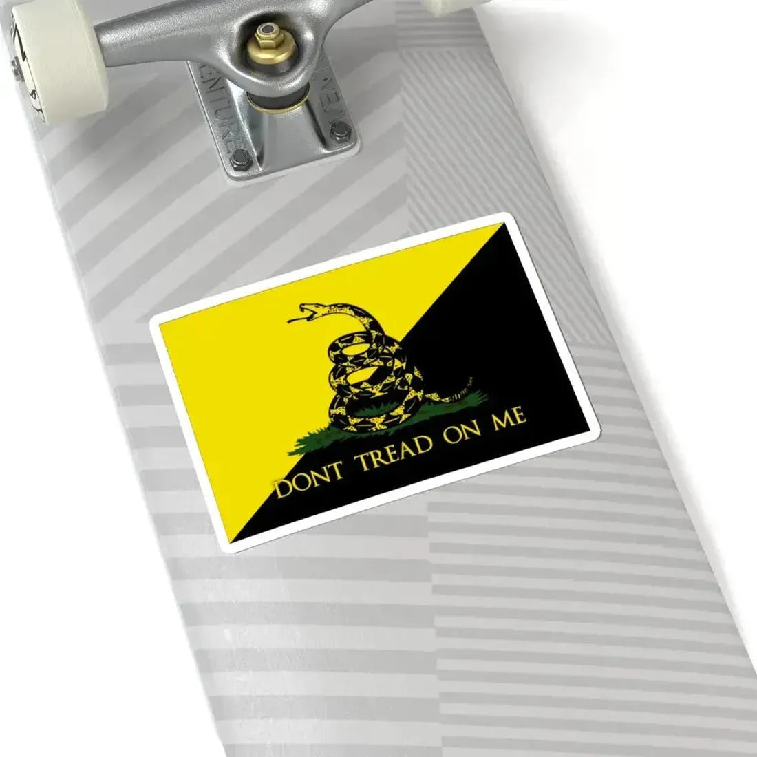 Anarcho-Gadsden flag (United States) STICKER Vinyl Kiss-Cut Decal - The Sticker Space