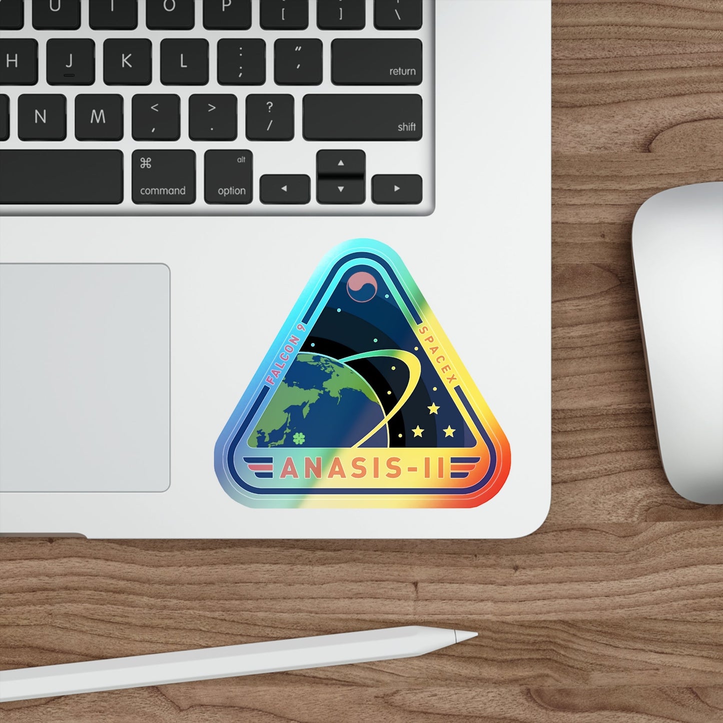 ANASIS-II (SpaceX) Holographic STICKER Die-Cut Vinyl Decal-The Sticker Space