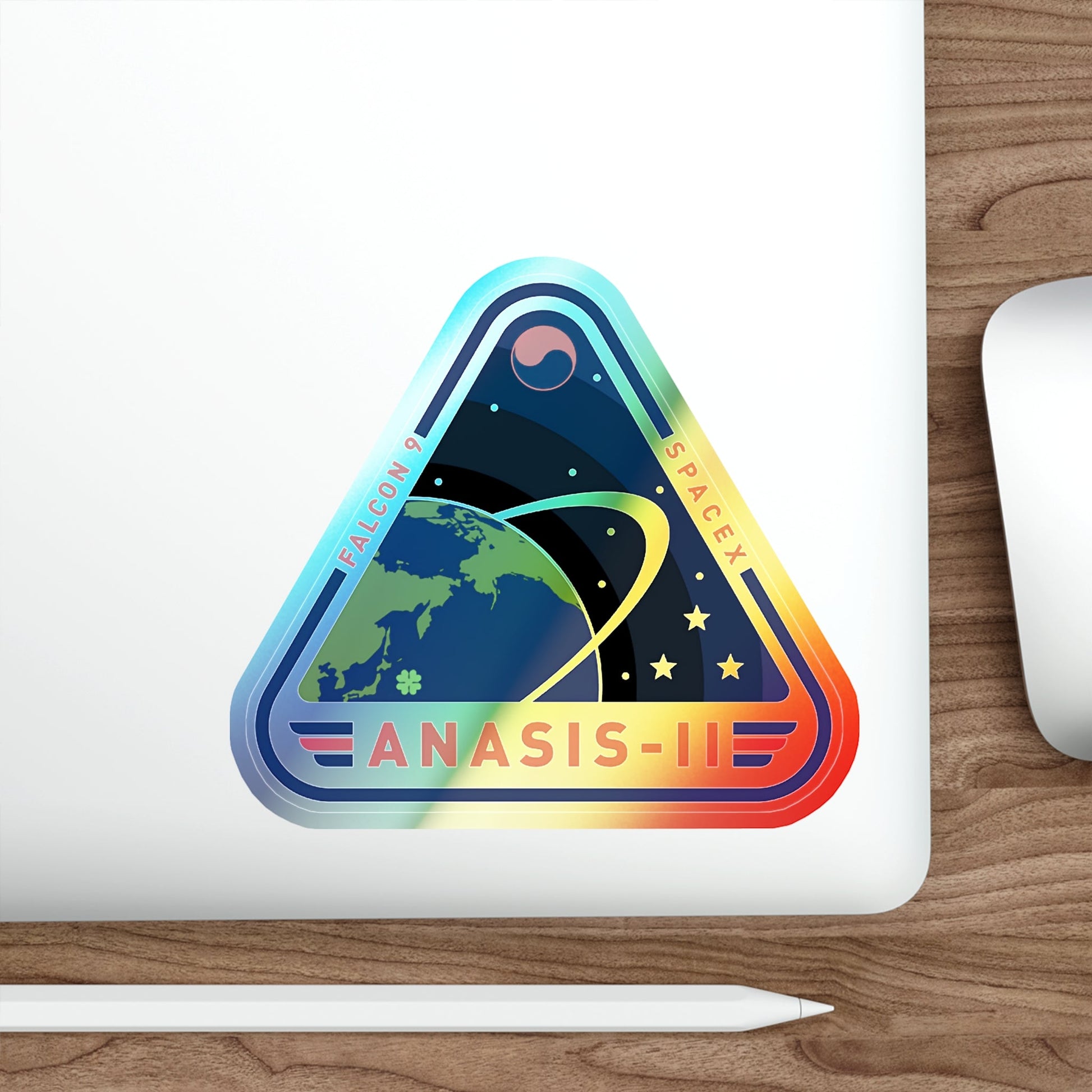 ANASIS-II (SpaceX) Holographic STICKER Die-Cut Vinyl Decal-The Sticker Space