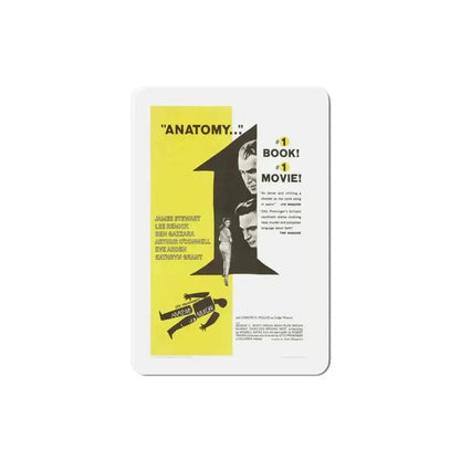 Anatomy of a Murder 1959 Movie Poster Refrigerator Magnet - The Sticker Space