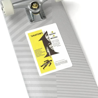 Anatomy of a Murder 1959 Movie Poster - STICKER Vinyl Kiss-Cut Decal - The Sticker Space