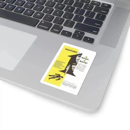 Anatomy of a Murder 1959 Movie Poster - STICKER Vinyl Kiss-Cut Decal - The Sticker Space