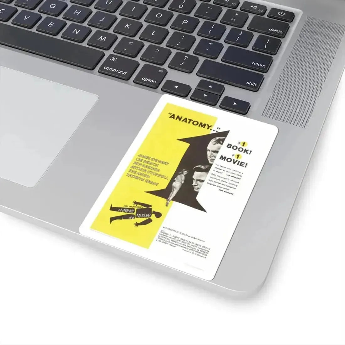 Anatomy of a Murder 1959 Movie Poster - STICKER Vinyl Kiss-Cut Decal - The Sticker Space