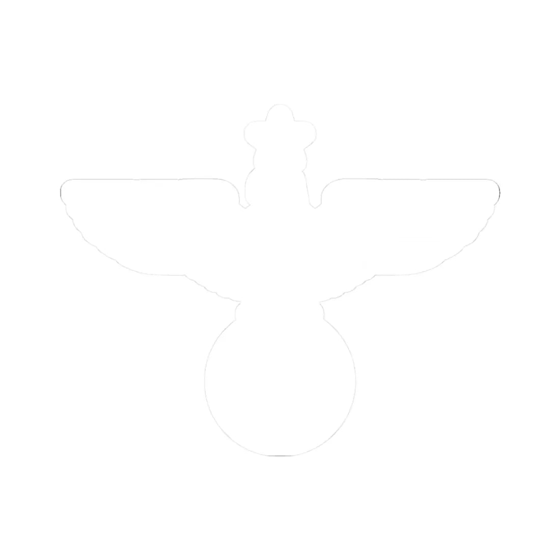 ANC Arakan Army Eagle (Myanmar) (Coat of Arms) STICKER Vinyl Kiss-Cut Decal 2 Inch White - The Sticker Space