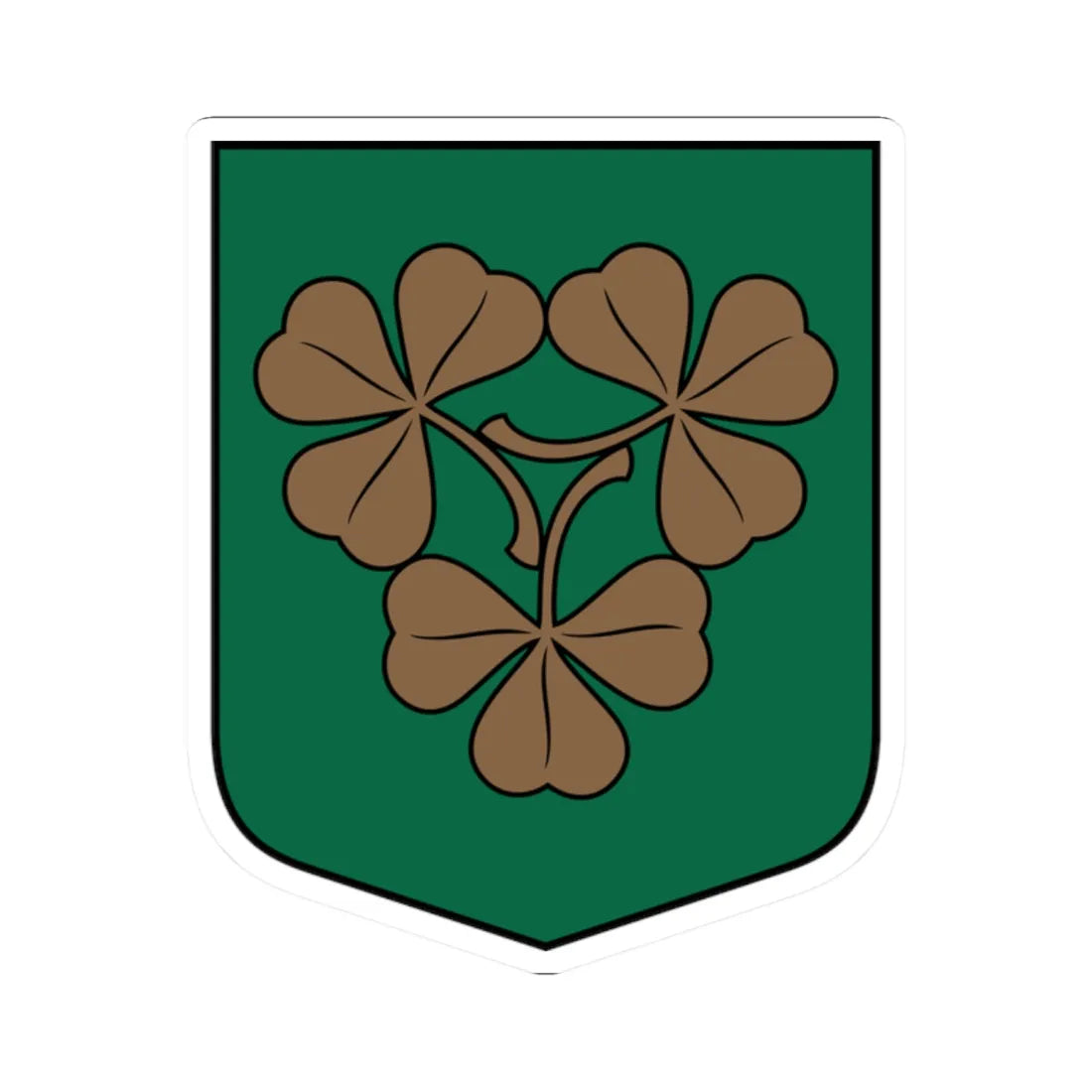 Ances pagasta ģerbonis (Latvia) (Coat of Arms) STICKER Vinyl Kiss-Cut Decal 2 Inch White - The Sticker Space