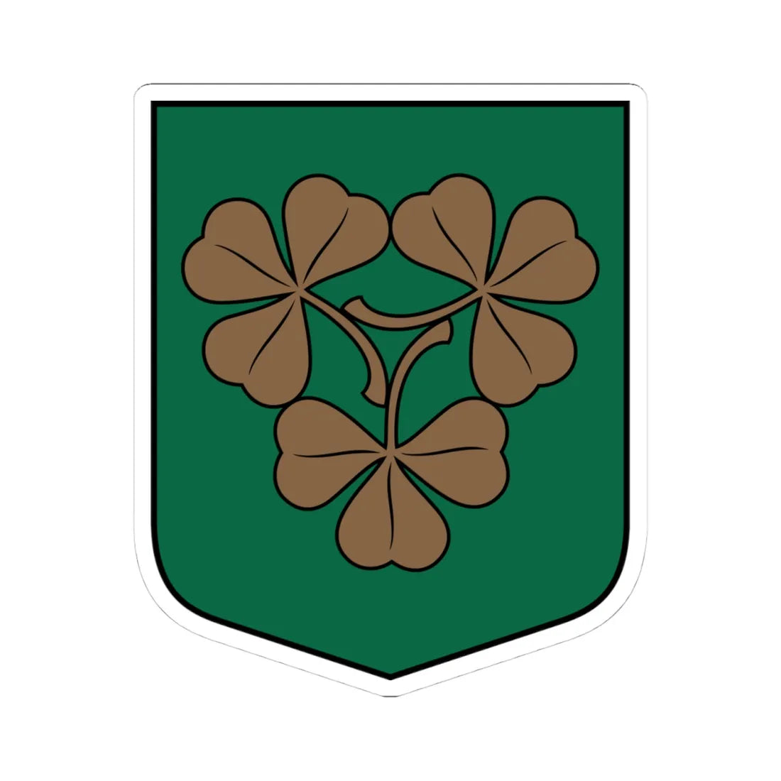 Ances pagasta ģerbonis (Latvia) (Coat of Arms) STICKER Vinyl Kiss-Cut Decal 4 Inch White - The Sticker Space