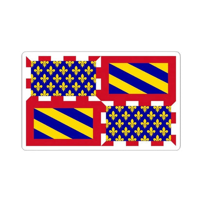 Ancient Flag of Burgundy (Belgium) STICKER Vinyl Kiss-Cut Decal 6 Inch White - The Sticker Space