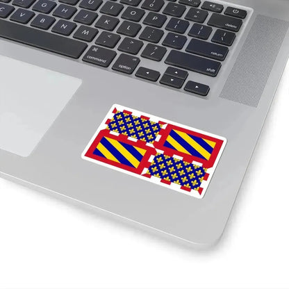 Ancient Flag of Burgundy (Belgium) STICKER Vinyl Kiss-Cut Decal - The Sticker Space