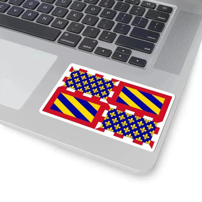 Ancient Flag of Burgundy (Belgium) STICKER Vinyl Kiss-Cut Decal - The Sticker Space