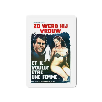 AND HE WANTED TO BE A WOMAN (Et il voulut être une femme) 1978 Movie Poster - Refrigerator Magnet - The Sticker Space