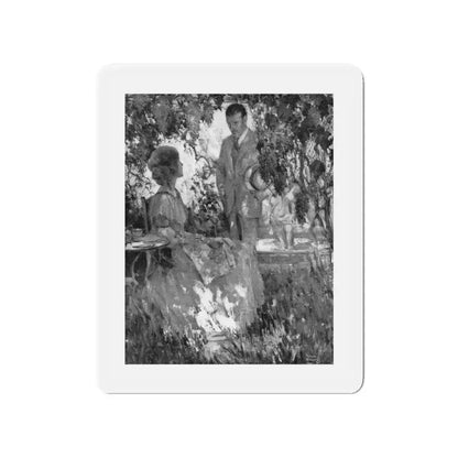 And It Was So by Norval Richardson (1), Good Housekeeping magazine, 1927 (Magazine Illustration) Refrigerator Magnet 4 Inch - The Sticker Space