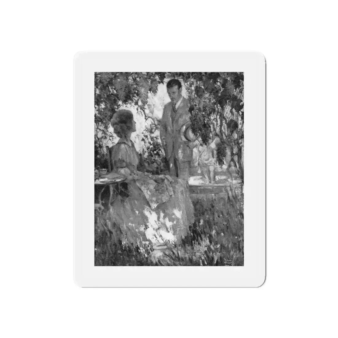 And It Was So by Norval Richardson (1), Good Housekeeping magazine, 1927 (Magazine Illustration) Refrigerator Magnet 6 Inch - The Sticker Space